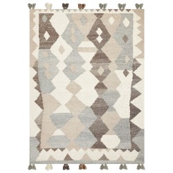 Dywan wełniany kilim 160 x 230 cm wielokolorowy ARALEZ Dywan wełniany kilim 160 x 230 cm wielokolorowy ARALEZ