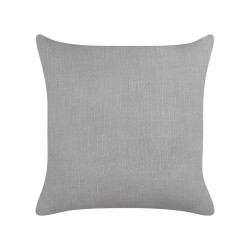 Zestaw 2 poduszek dekoracyjnych MILAS Len 50 x 50 cm Szary W paski Zestaw 2 poduszek dekoracyjnych MILAS Len 50 x 50 cm Szary W paski