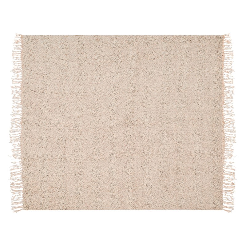 Koc VELLA Bawełna 220 x 240 cm Pastelowy róż Koc VELLA Bawełna 220 x 240 cm Pastelowy róż