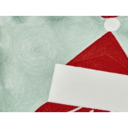2 poduszki bawełniane motyw świąteczny 45 x 45 cm czerwono-zielone PUDDING 2 poduszki bawełniane motyw świąteczny 45 x 45 cm czerwono-zielone PUDDING