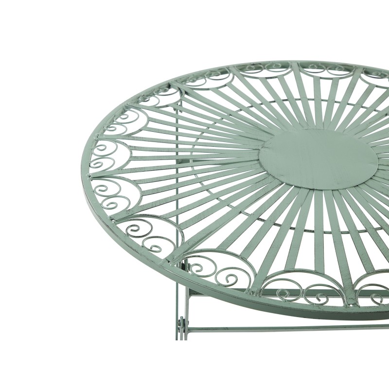 Stolik bistro TRENTO 70 cm 70 cm Metal Jasnozielony Stolik bistro TRENTO 70 cm 70 cm Metal Jasnozielony