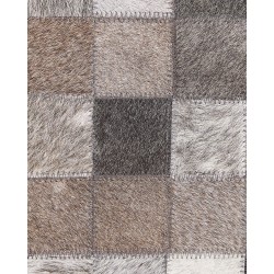 Dywan patchwork skórzany 160 x 230 cm wielokolorowy ARMUTLU Dywan patchwork skórzany 160 x 230 cm wielokolorowy ARMUTLU