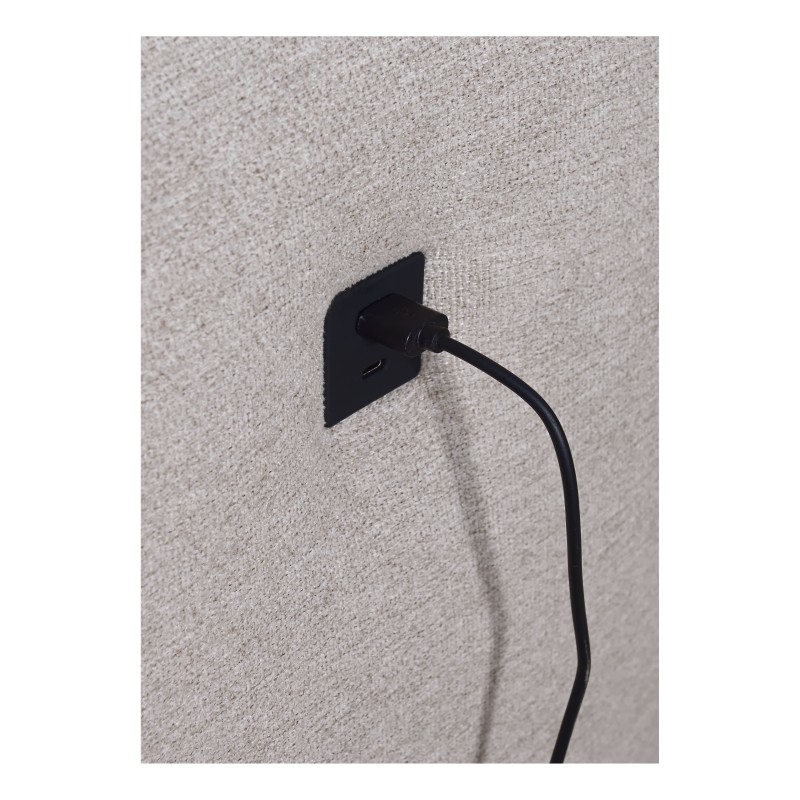 Sofá esquinero Venna I mini con función de cama y puerto USB en tela Plusz, Avra 14. Sofá esquinero Venna I mini con función de cama y puerto USB en tela Plusz, Avra 14.