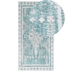 Dywan bawełniany 80 x 150 cm miętowy FULLA Dywan bawełniany 80 x 150 cm miętowy FULLA