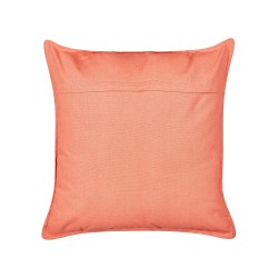 Poduszka dekoracyjna NORI Welur 45 x 45 cm Koralowy Wzór roślinny Poduszka dekoracyjna NORI Welur 45 x 45 cm Koralowy Wzór roślinny