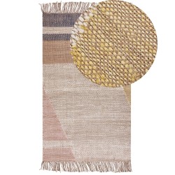 Dywan z juty 80 x 150 cm brązowy SAMLAR Dywan z juty 80 x 150 cm brązowy SAMLAR