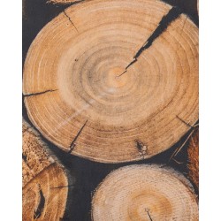 Dywan 80 x 150 cm motyw drewna KARDERE Dywan 80 x 150 cm motyw drewna KARDERE