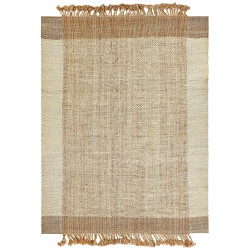 Dywan z juty 160 x 230 cm beżowy DEDEMLI Dywan z juty 160 x 230 cm beżowy DEDEMLI