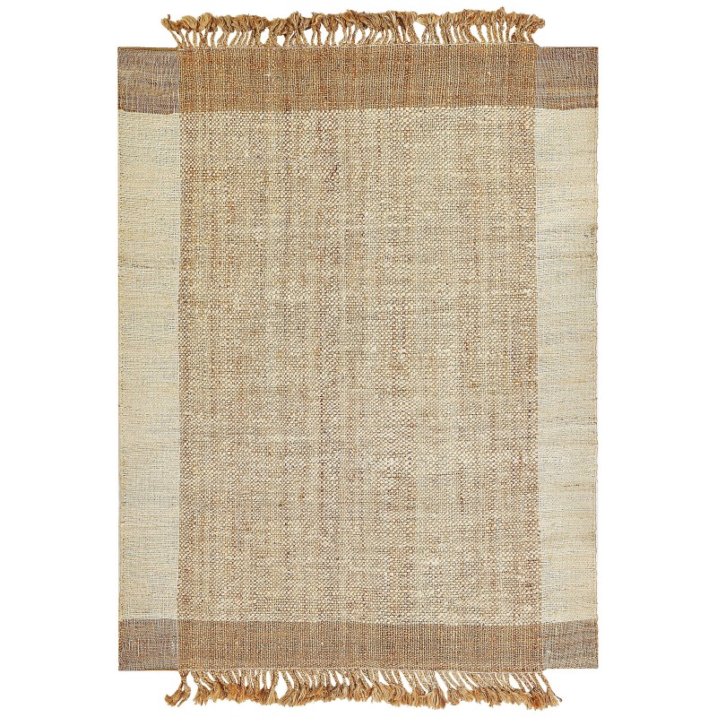 Dywan z juty 160 x 230 cm beżowy DEDEMLI Dywan z juty 160 x 230 cm beżowy DEDEMLI