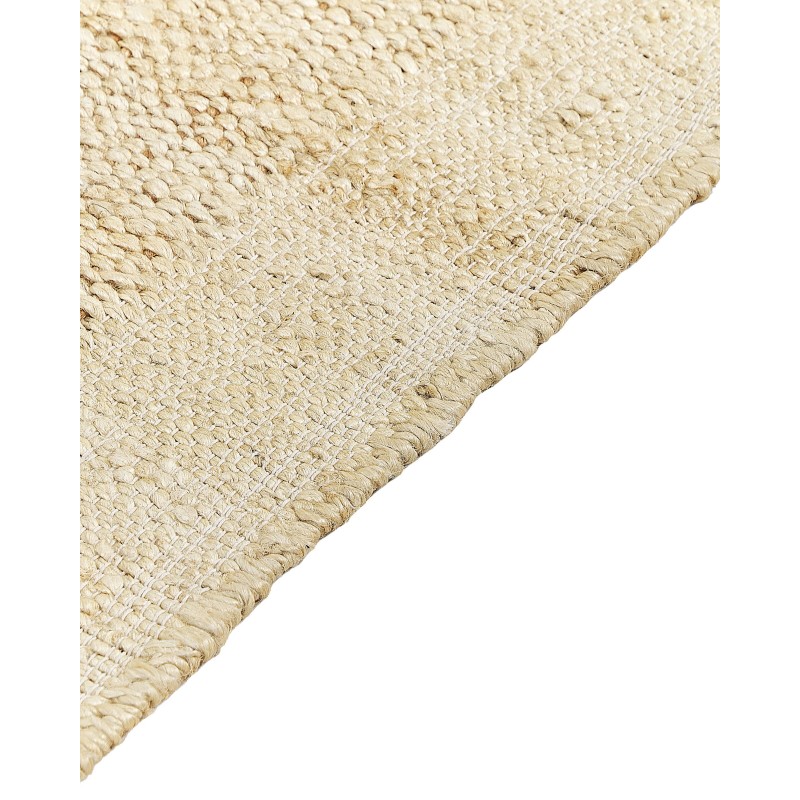 Dywan z juty 160 x 230 cm beżowy DEDEMLI Dywan z juty 160 x 230 cm beżowy DEDEMLI
