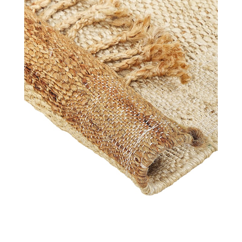 Dywan z juty 160 x 230 cm beżowy DEDEMLI Dywan z juty 160 x 230 cm beżowy DEDEMLI