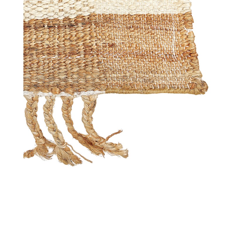 Dywan z juty 160 x 230 cm beżowy DEDEMLI Dywan z juty 160 x 230 cm beżowy DEDEMLI