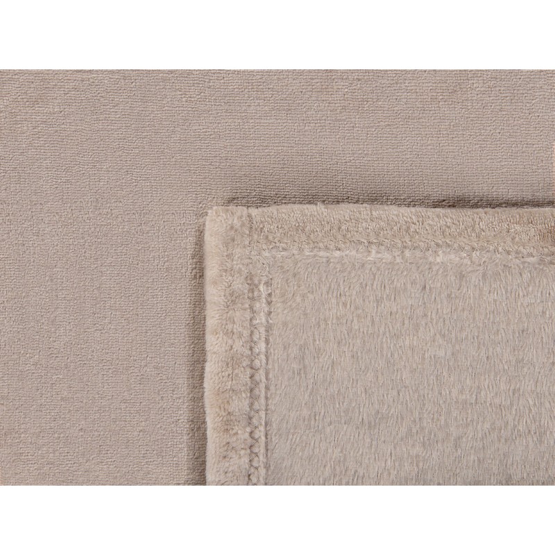 Koc BAYBURT 150 x 200 cm Beżowy Koc BAYBURT 150 x 200 cm Beżowy