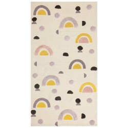 Dywan dziecięcy bawełniany 80 x 150 cm wielokolorowy CURUP Dywan dziecięcy bawełniany 80 x 150 cm wielokolorowy CURUP
