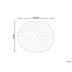 Poduszka dekoracyjna ROSEA Sztuczne futro 30 x 30 cm Różowy Jednolity Poduszka dekoracyjna ROSEA Sztuczne futro 30 x 30 cm Różowy Jednolity