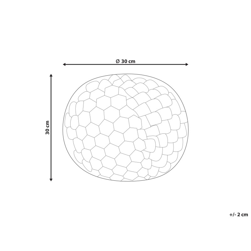 Poduszka dekoracyjna ROSEA Sztuczne futro 30 x 30 cm Różowy Jednolity Poduszka dekoracyjna ROSEA Sztuczne futro 30 x 30 cm Różowy Jednolity
