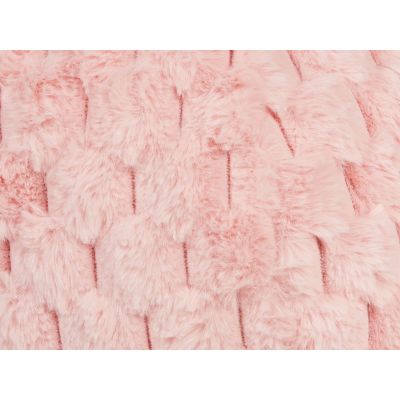 Poduszka dekoracyjna ROSEA Sztuczne futro 30 x 30 cm Różowy Jednolity Poduszka dekoracyjna ROSEA Sztuczne futro 30 x 30 cm Różowy Jednolity