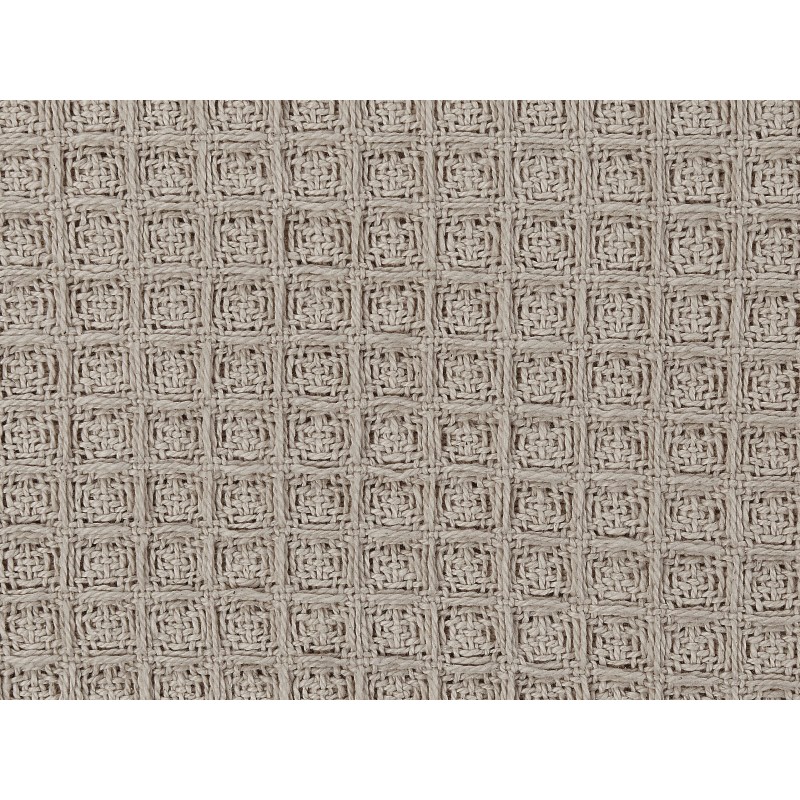 Narzuta na łóżko CHAGYL Bawełna 200 x 220 cm Beżowoszary Narzuta na łóżko CHAGYL Bawełna 200 x 220 cm Beżowoszary