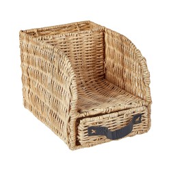 Organizer na dokumenty MALPELO Rattan Naturalny