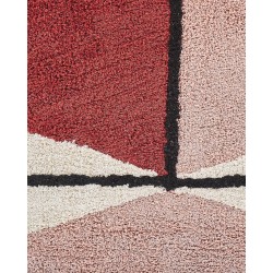 Dywan bawełniany 80 x 150 cm wielokolorowy PURNIA Dywan bawełniany 80 x 150 cm wielokolorowy PURNIA