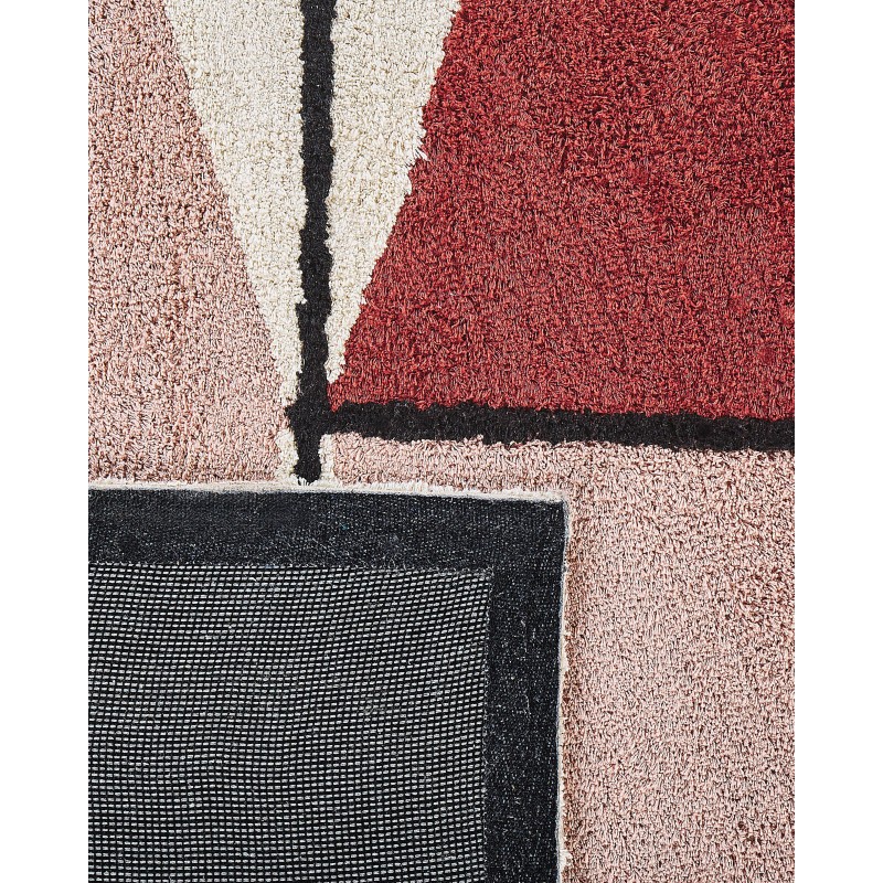 Dywan bawełniany 80 x 150 cm wielokolorowy PURNIA Dywan bawełniany 80 x 150 cm wielokolorowy PURNIA