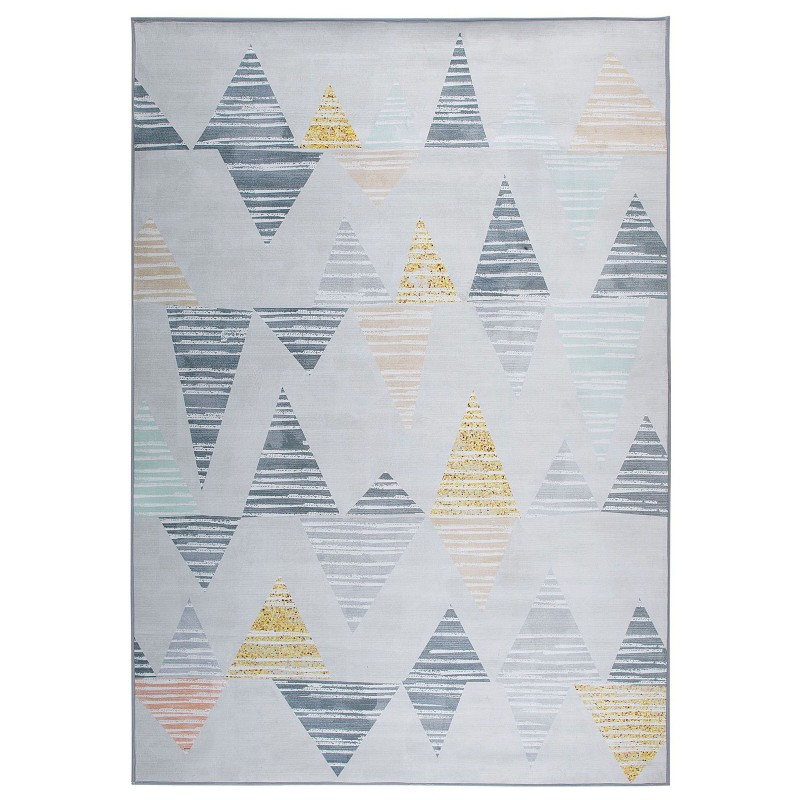Dywan 160 x 230 cm szaro-żółty YAYLA Dywan 160 x 230 cm szaro-żółty YAYLA