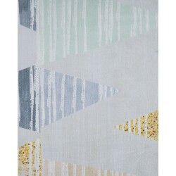Dywan 160 x 230 cm szaro-żółty YAYLA Dywan 160 x 230 cm szaro-żółty YAYLA