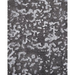Dywan z wiskozy 140 x 200 cm szaro-srebrny ESEL Dywan z wiskozy 140 x 200 cm szaro-srebrny ESEL