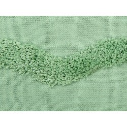 Koc KHARI Bawełna 125 x 150 cm Jasnozielony Koc KHARI Bawełna 125 x 150 cm Jasnozielony