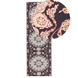 Dywan 80 x 240 cm czarno-beżowy ARITAS Dywan 80 x 240 cm czarno-beżowy ARITAS
