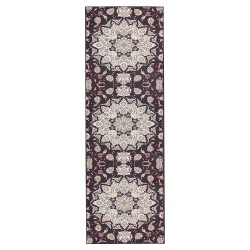 Dywan 80 x 240 cm czarno-beżowy ARITAS Dywan 80 x 240 cm czarno-beżowy ARITAS