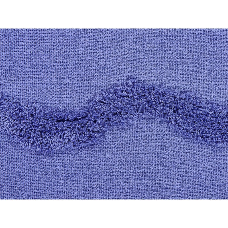 Koc KHARI Bawełna 125 x 150 cm Fioletowy Koc KHARI Bawełna 125 x 150 cm Fioletowy
