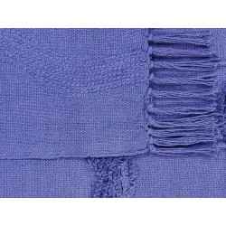 Koc KHARI Bawełna 125 x 150 cm Fioletowy Koc KHARI Bawełna 125 x 150 cm Fioletowy