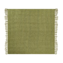 Koc VELLA Bawełna 220 x 240 cm Oliwkowy Koc VELLA Bawełna 220 x 240 cm Oliwkowy