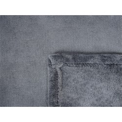Koc BAYBURT 200 x 220 cm Szary Koc BAYBURT 200 x 220 cm Szary