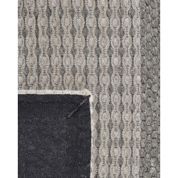 Dywan wełniany 140 x 200 cm niebiesko-szary AKKAYA Dywan wełniany 140 x 200 cm niebiesko-szary AKKAYA