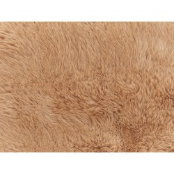 Koc SALKA Sztuczne futro 150 x 200 cm Brązowy Koc SALKA Sztuczne futro 150 x 200 cm Brązowy