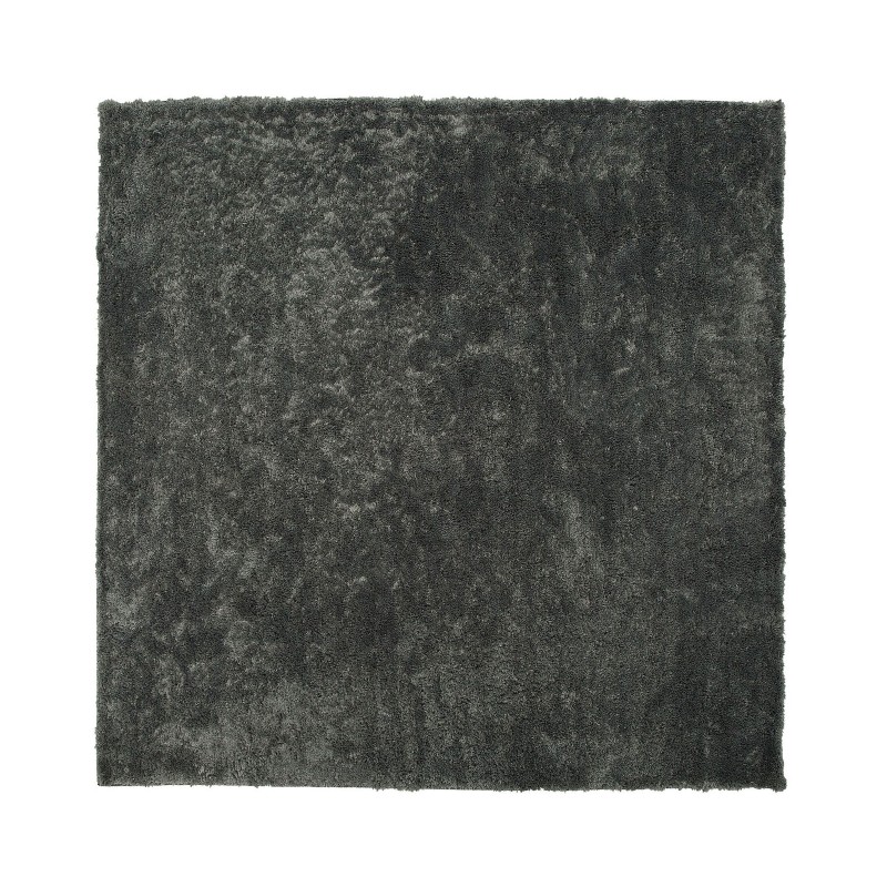 Dywan shaggy 200 x 200 cm ciemnoszary EVREN Dywan shaggy 200 x 200 cm ciemnoszary EVREN