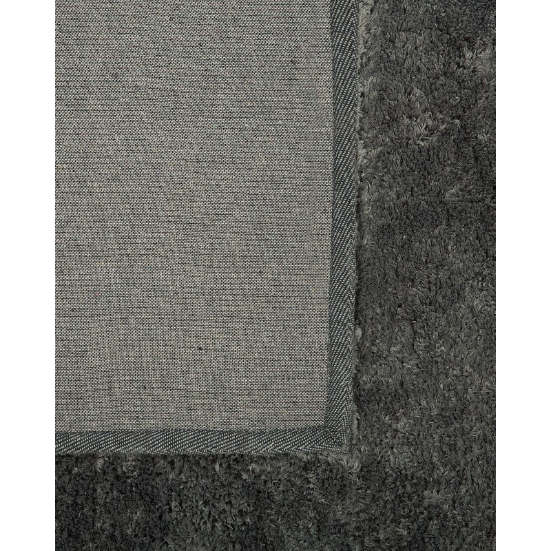 Dywan shaggy 200 x 200 cm ciemnoszary EVREN Dywan shaggy 200 x 200 cm ciemnoszary EVREN