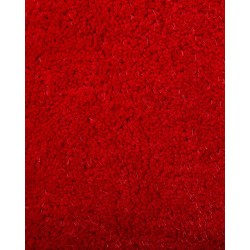 Dywan shaggy 160 x 230 cm czerwony DEMRE Dywan shaggy 160 x 230 cm czerwony DEMRE