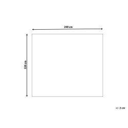 Narzuta na łóżko NAPE 220 x 240 cm Złamana biel Narzuta na łóżko NAPE 220 x 240 cm Złamana biel
