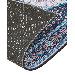 Dywan 80 x 300 cm niebieski GEDIZ Dywan 80 x 300 cm niebieski GEDIZ