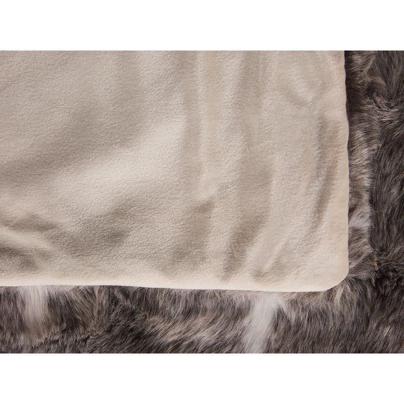 Koc TADDART 180 x 220 cm Brązowy Koc TADDART 180 x 220 cm Brązowy