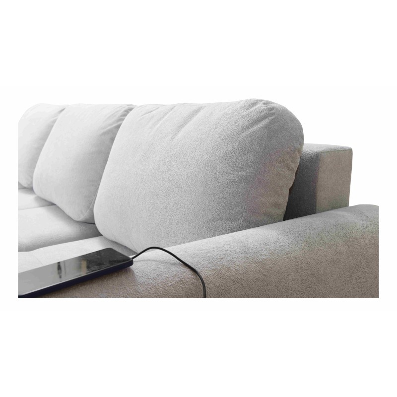 Oscar corner sofa with sleeping function and USB port – Comfort and style in your living room Oscar corner sofa with sleeping function and USB port – Comfort and style in your living room