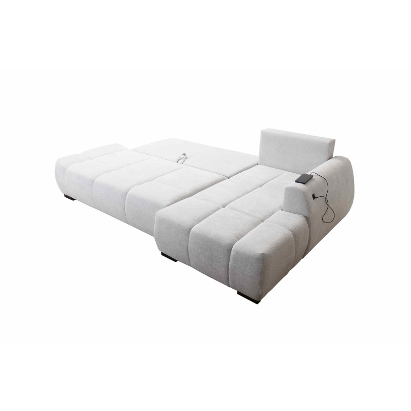 Oscar corner sofa with sleeping function and USB port – Comfort and style in your living room Oscar corner sofa with sleeping function and USB port – Comfort and style in your living room