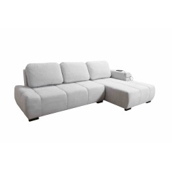 Oscar corner sofa with sleeping function and USB port – Comfort and style in your living room Oscar corner sofa with sleeping function and USB port – Comfort and style in your living room